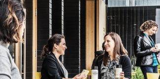 Suzanne and Jayne Bradbury at Discovery Coffee. Photo by Jeffrey Bosdet.